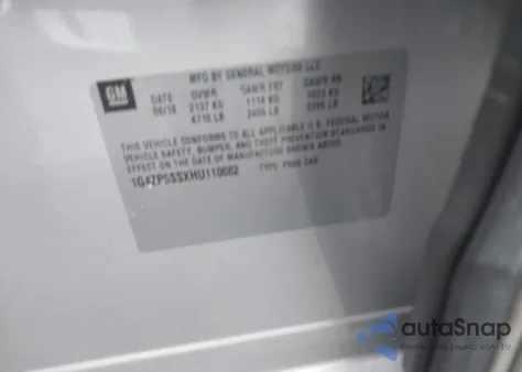 2017 Buick Lacrosse Essence из США, поврежденный, VIN 1G4ZP5SSXHU110682